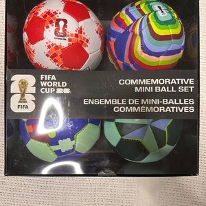FIFA World Cup 2026 Commemorative Mini Ball Set 4 Pack CAN MEX USA